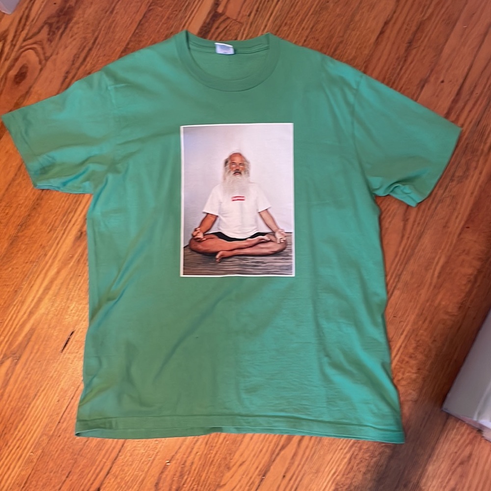 Supreme Rick Rubin Tee Green AUTHENTIC - Medium